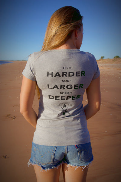 LADIES TEE (FISH HARDER)